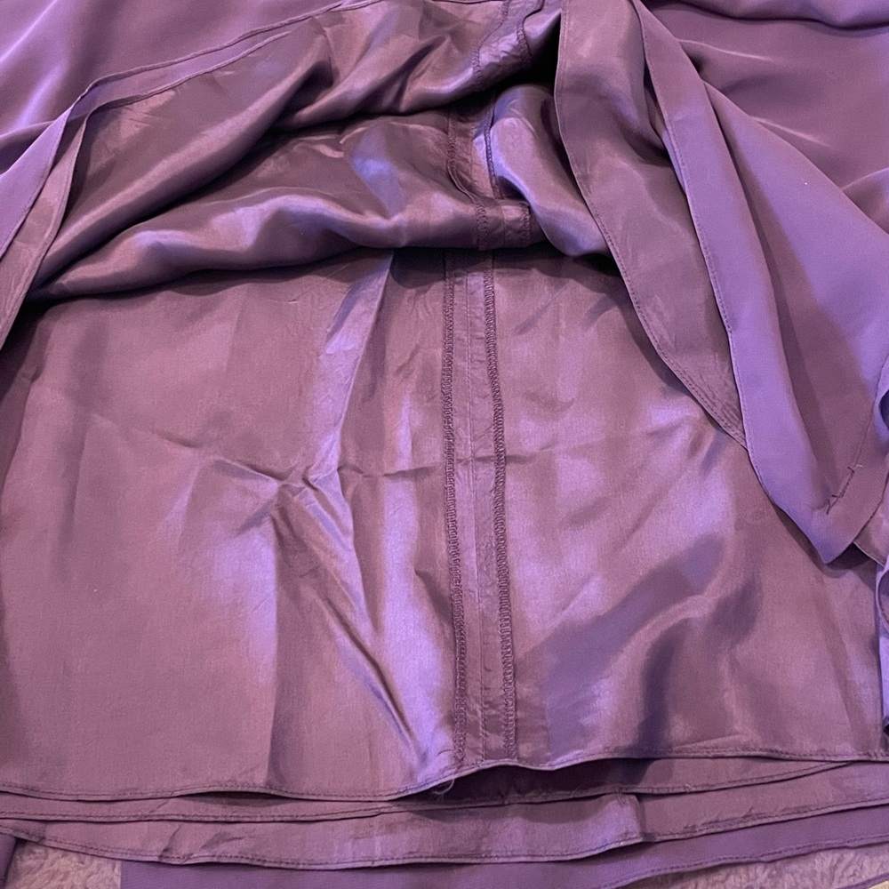 Jade by Jasmine J4425 Mother of the Bride Purple Plum Ruffle Formal Long Gown - Picture 13 of 16